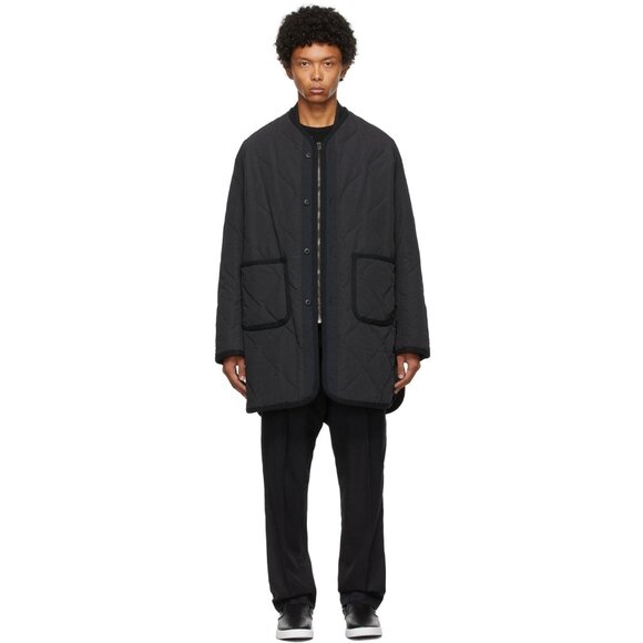 Junya Watanabe Comme des Garcons Quilted Liner Coat in Black - Picture 2 of 6